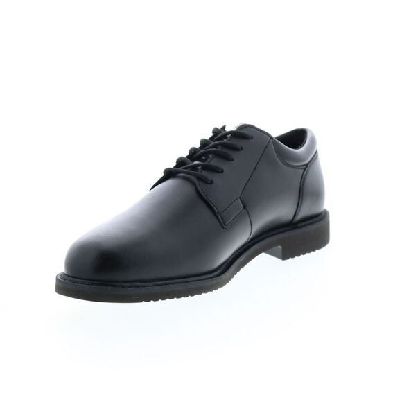 Bates Mens Sentry Lux High Shine Black Shoes (NWT) - Picture 4 of 7